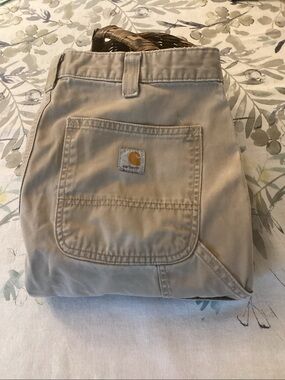 Carhartt Tan Work PantsCarpenter Chinos 32x30
